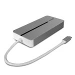 Lindy USB-C Docking Station με HDMI 4K PD Ethernet και συνδεση 2 Οθονών Γκρι (43360) 43360 - Image 8