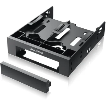 Graugear Πλαίσιο για Σκληρούς Δίσκους 2x 2,5" & 3,5" HDD/SSD in 5,25" Μαύρο (G-CV-235T525) G-CV-235T525