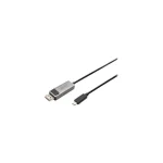 Digitus Μετατροπέας DisplayPort male σε DisplayPort female 1m 1τμχ DB-300334-010-S DB-300334-010-S