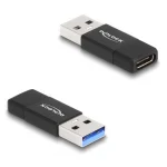 DeLock Μετατροπέας USB-A male σε USB-C female 1τμχ 60001 60001