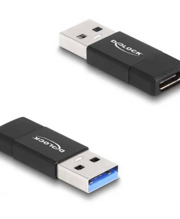 DeLock Μετατροπέας USB-A male σε USB-C female 1τμχ 60001 60001