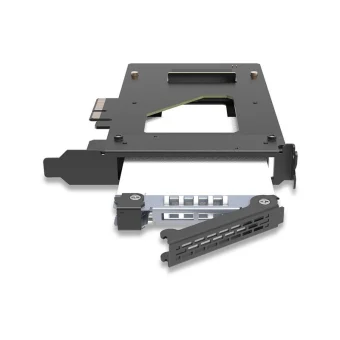 Icy Dock Tougharmor 1x 2.5" 9.5mm U.2/u.3 Nvme To Pcie 4.0 X 4 Card Μαύρο (MB111VP-B) MB111VP-B