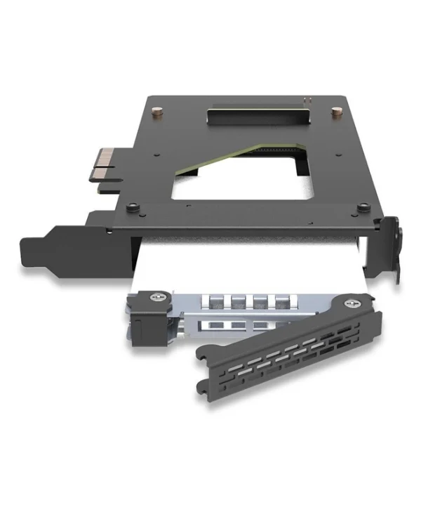 Icy Dock Tougharmor 1x 2.5" 9.5mm U.2/u.3 Nvme To Pcie 4.0 X 4 Card Μαύρο (MB111VP-B) MB111VP-B