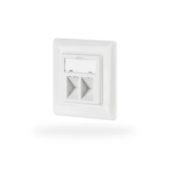 EFB Διπλή Πρίζα Δικτύου RJ45 με Πλαίσιο σε Λευκό Χρώμα EC020400001 EC020400001