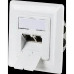 EFB Μονή Πρίζα Δικτύου RJ45 με Πλαίσιο Τύπου Cat6 σε Λευκό Χρώμα EC020400002 EC020400002