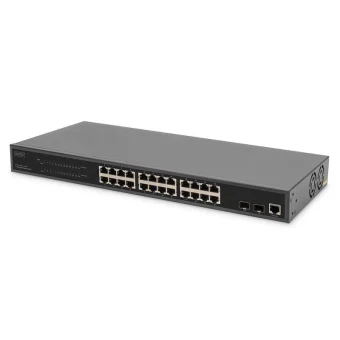 Digitus DN-95359 Managed L2 PoE Switch με 24 Θύρες Gigabit (1Gbps) Ethernet και 24 SFP Θύρες DN-95359