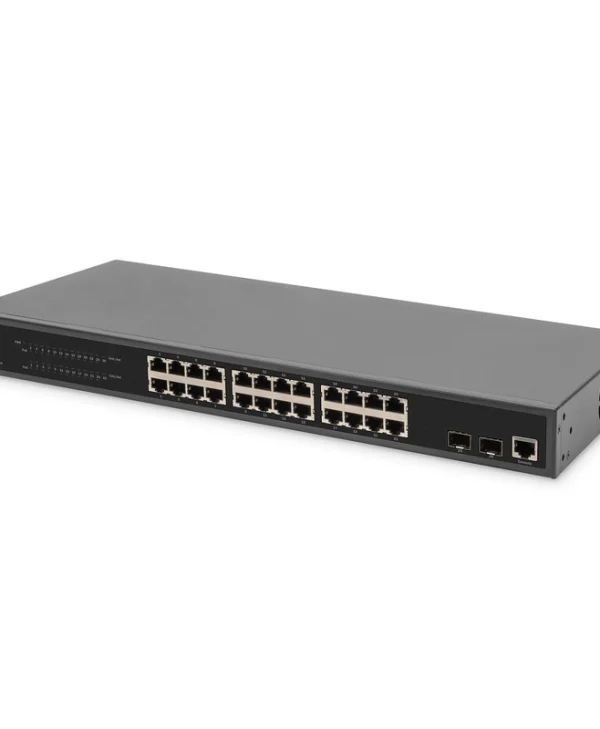 Digitus DN-95359 Managed L2 PoE Switch με 24 Θύρες Gigabit (1Gbps) Ethernet και 24 SFP Θύρες DN-95359
