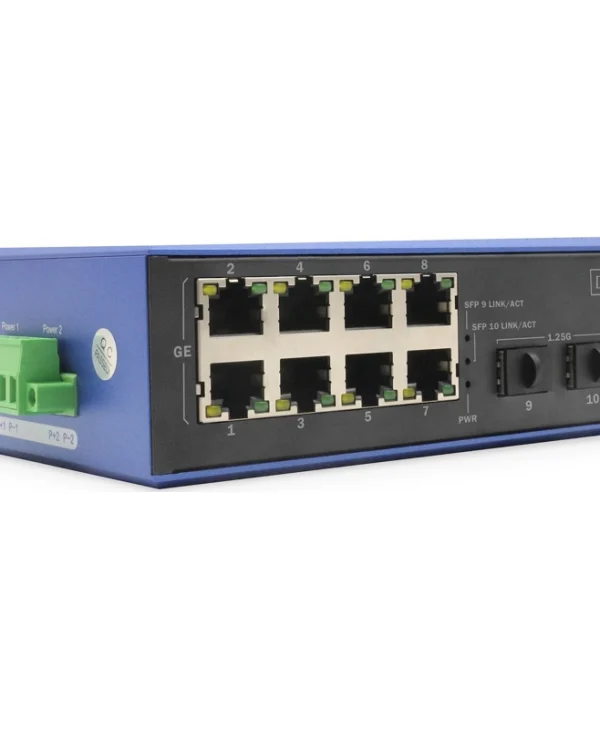 Digitus DN-651150 Unmanaged L2 Switch με 8 Θύρες Gigabit (1Gbps) Ethernet και 2 SFP Θύρες DN-651150