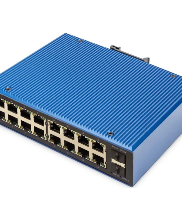 Digitus DN-651159 Managed L2 PoE Switch με 16 Θύρες Gigabit (1Gbps) Ethernet και 2 SFP Θύρες DN-651159