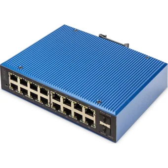 Digitus DN-651158 Managed L2 Switch με 16 Θύρες Gigabit (1Gbps) Ethernet και 2 SFP Θύρες DN-651158