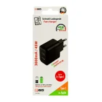 2GO Φορτιστής Χωρίς Καλώδιο με 2 Θύρες USB-C Μαύρος (797386) 797386 - Image 3