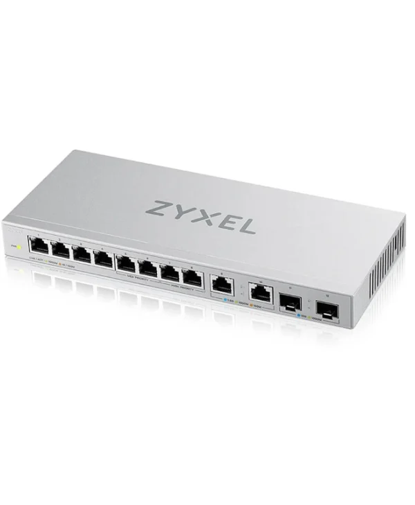 Zyxel XGS1010-12-ZZ0102F v2 Unmanaged L2 Switch με 8 Θύρες Gigabit (1Gbps) Ethernet και 2 SFP Θύρες XGS1010-12-ZZ0102F