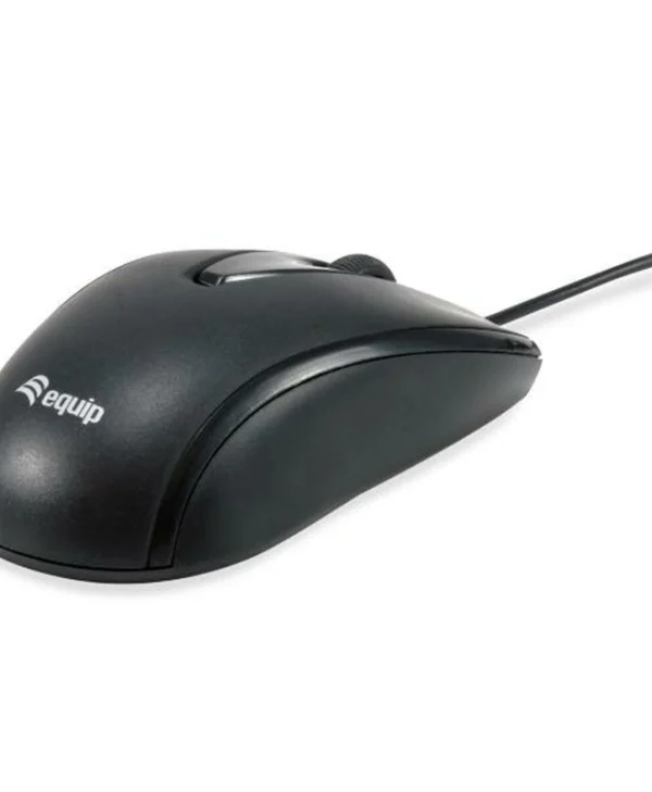 Equip 245116 Ενσύρματο Ποντίκι Μαύρο 245116