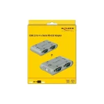DeLock Μετατροπέας Serial male σε USB-B female Ασημί 1τμχ 87414 87414 - Image 3