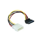 DeLock 4-Pin Molex - 15-Pin Sata Cable 0.15m Πολύχρωμο 60101 60101