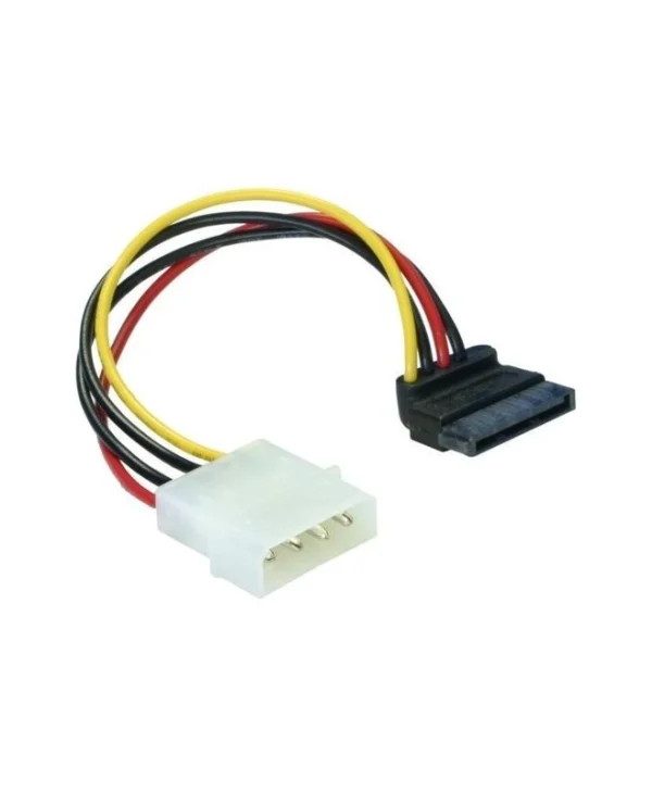 DeLock 4-Pin Molex - 15-Pin Sata Cable 0.15m Πολύχρωμο 60101 60101