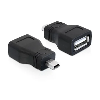 DeLock Μετατροπέας mini USB male σε USB-A female 1τμχ 65277 65277