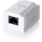 Equip Μονή Εξωτερική Πρίζα Δικτύου RJ45 σε Λευκό Χρώμα 235211 235211
