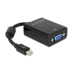 DeLock 65256 Μετατροπέας mini DisplayPort male σε VGA female 1τμχ 65256