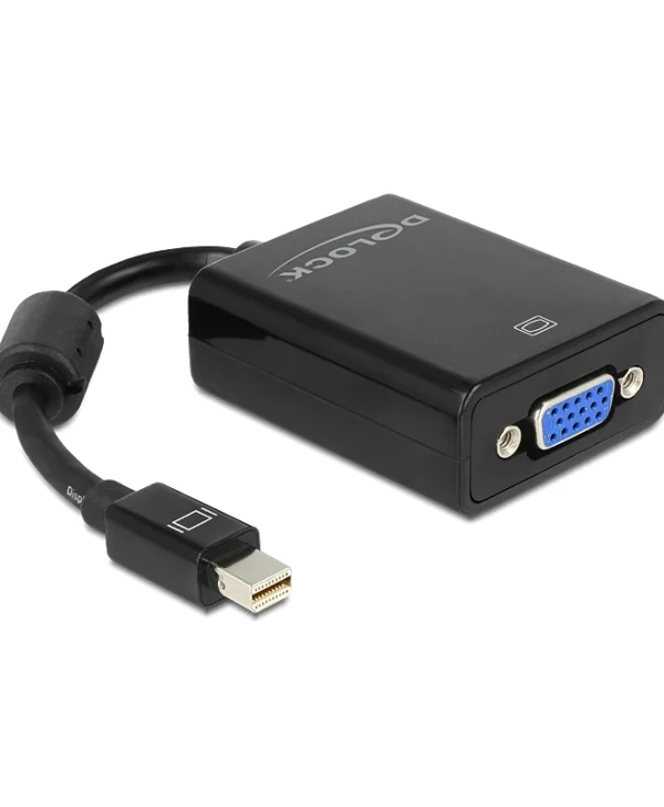 DeLock 65256 Μετατροπέας mini DisplayPort male σε VGA female 1τμχ 65256