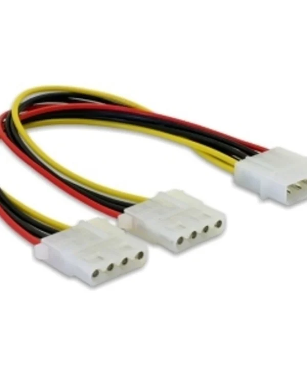 DeLock 4-Pin Molex - 4-Pin Molex Cable 0.11m Πολύχρωμο 82100 82100