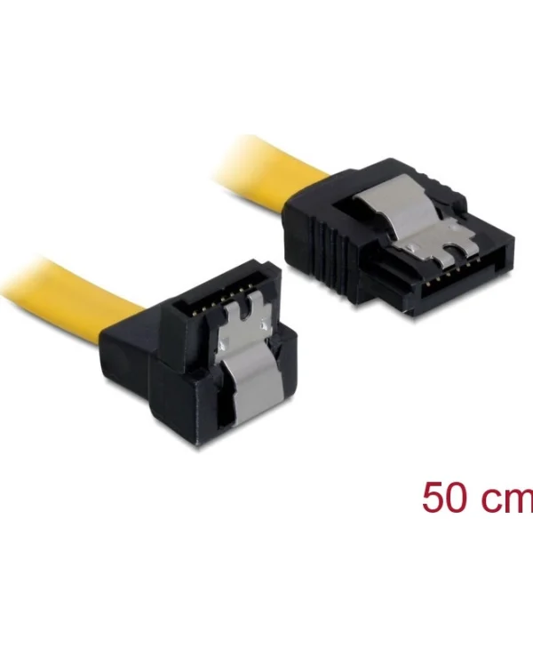 DeLock 7-Pin SATA III - 7-Pin SATA III Cable 50cm Κίτρινο (82479) 82479