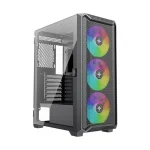 Xilence Xilent Blade II ARGB XG161 Gaming Midi Tower Κουτί Υπολογιστή με Πλαϊνό Παράθυρο Μαύρο XG161