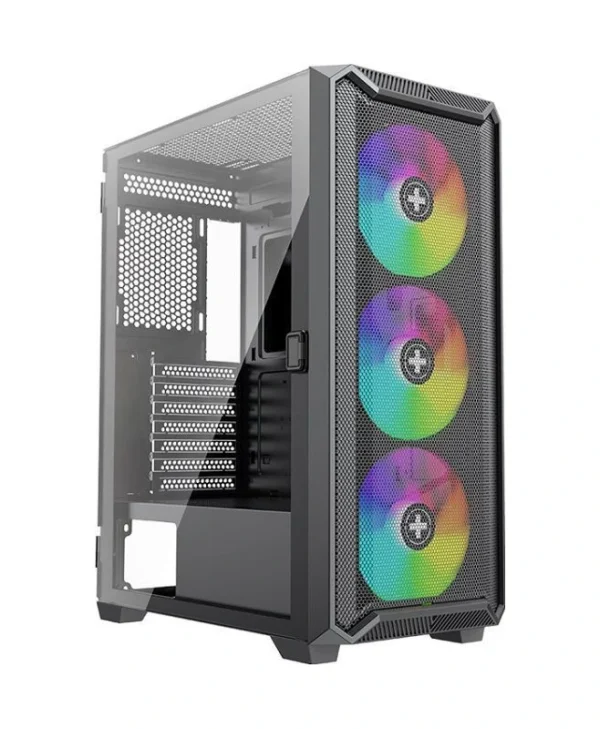 Xilence Xilent Blade II ARGB XG161 Gaming Midi Tower Κουτί Υπολογιστή με Πλαϊνό Παράθυρο Μαύρο XG161