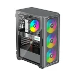 Xilence Xilent Blade II ARGB XG161 Gaming Midi Tower Κουτί Υπολογιστή με Πλαϊνό Παράθυρο Μαύρο XG161 - Image 4