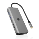 Icy Box IB-DK4061-CPD USB-C Docking Station με HDMI 4K PD Ethernet Γκρι IB-DK4061-CPD