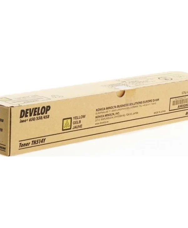 Develop TN-514 Γνήσιο Toner Laser Εκτυπωτή Κίτρινο 26000 Σελίδων (A9E82D0) A9E82D0