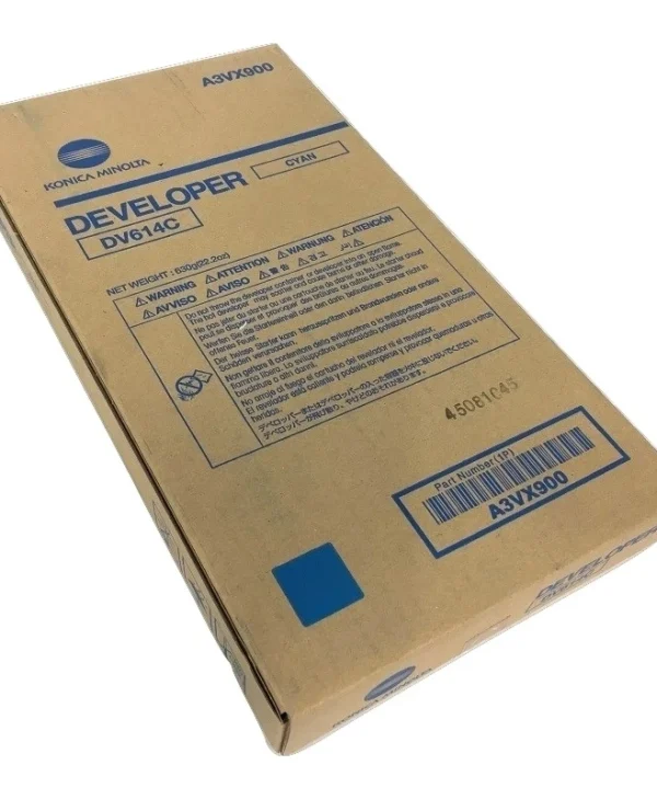 Konica Minolta DV-614C Γνήσιο Developer Unit Laser Εκτυπωτή Κυανό A3VX900 A3VX900