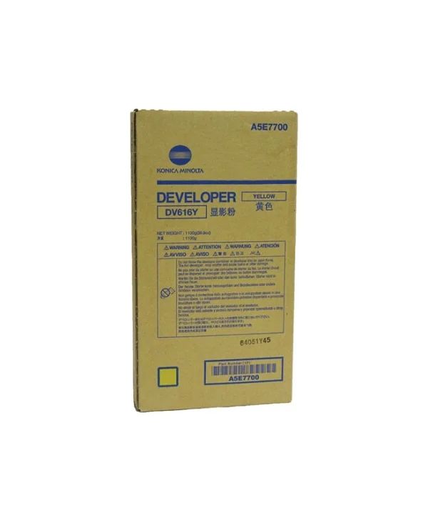 Konica Minolta DV-616Y Γνήσιο Developer Unit Laser Εκτυπωτή Κίτρινο (A5E7700) A5E7700