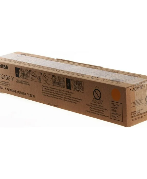 Toshiba T-FC210EY Γνήσιο Toner Laser Εκτυπωτή Κίτρινο 6AJ00000168 6AJ00000168