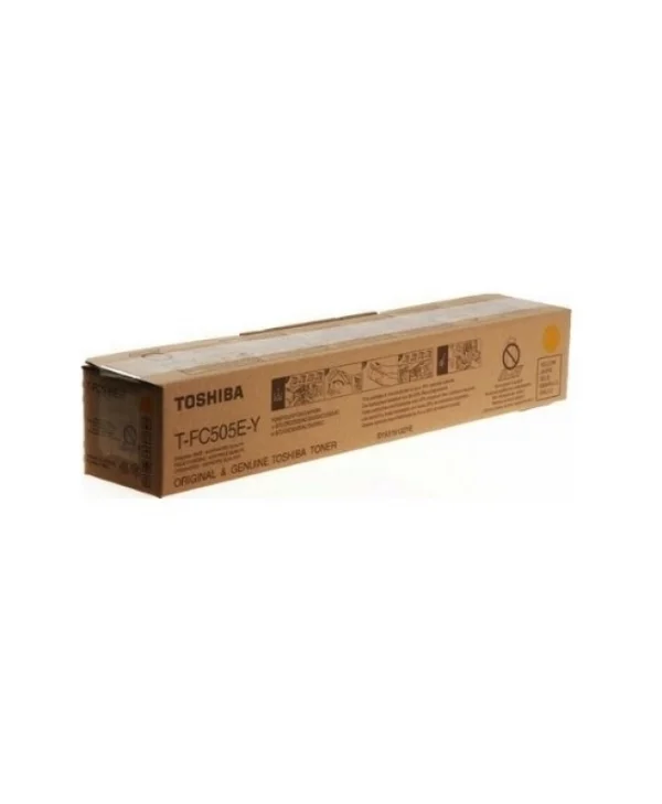 Toshiba T-FC505EY Γνήσιο Toner Laser Εκτυπωτή Κίτρινο (6AJ00000293) 6AJ00000293