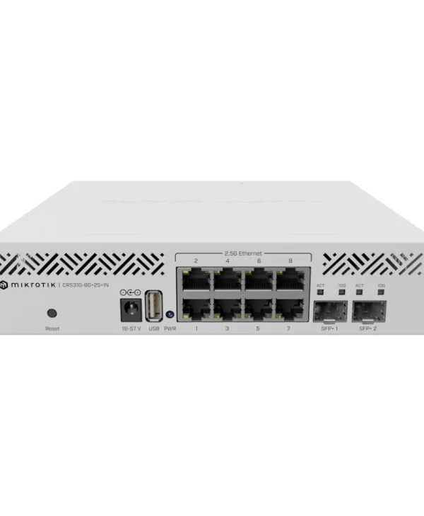 MikroTik CRS310-8G+2S+IN Managed L2 Switch με 8 Θύρες Ethernet CRS310-8G+2S+IN