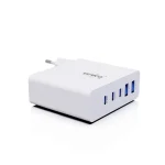 Verico Φορτιστής Χωρίς Καλώδιο GaN με 2 Θύρες USB-A και 3 Θύρες USB-C 140W Power Delivery Λευκός (4OJ-ABGWE1-N1) 4OJ-ABGWE1-N1 - Image 2