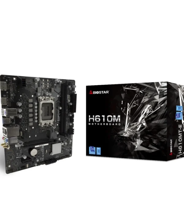 Biostar H610MT-E Wi-Fi Motherboard Micro ATX με Intel 1700 Socket H610MTE H610MT-E