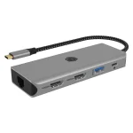 Icy Box IB-DK4012-CPD USB-C Docking Station με HDMI 4K PD Ethernet και σύνδεση 2 Οθονών Γκρι IB-DK4012-CPD - Image 4
