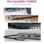 Icy Box IB-DK4012-CPD USB-C Docking Station με HDMI 4K PD Ethernet και σύνδεση 2 Οθονών Γκρι IB-DK4012-CPD - Image 10