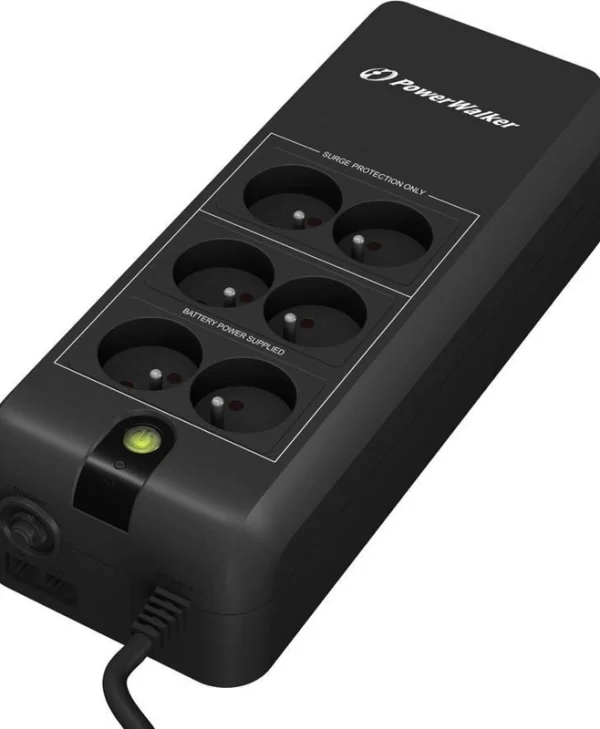 Powerwalker VFD 600 APFC FR UPS Off-Line 600VA 300W με 6 Schuko Πρίζες VFD 600 APFC FR