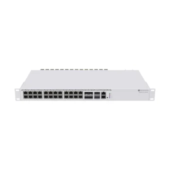 MikroTik CRS326-4C+20G+2Q+RM Managed L2 PoE Switch με 24 Θύρες Ethernet και 4 SFP Θύρες CRS326-4C+20G+2Q+RM