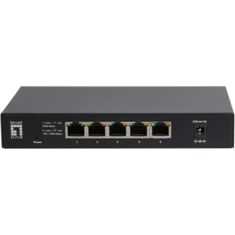 Level One GEU-0525 Unmanaged L2 Switch με 5 Θύρες Ethernet GEU-0525