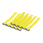 LogiLink Velcro Δεματικά Καλωδίων 300x20mm Κίτρινο 10τμχ KAB0015 KAB0015
