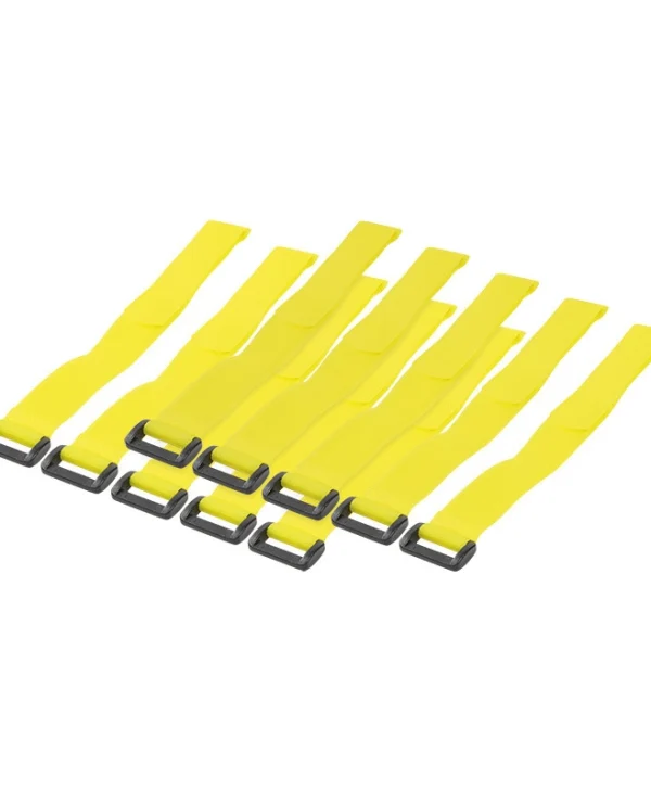 LogiLink Velcro Δεματικά Καλωδίων 300x20mm Κίτρινο 10τμχ KAB0015 KAB0015