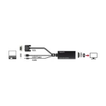 DeLock Μετατροπέας 3.5mm / USB-A / VGA male σε HDMI female (62597) 62597 - Image 3