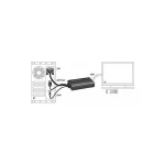 DeLock Μετατροπέας 3.5mm / USB-A / VGA male σε HDMI female (62597) 62597 - Image 4