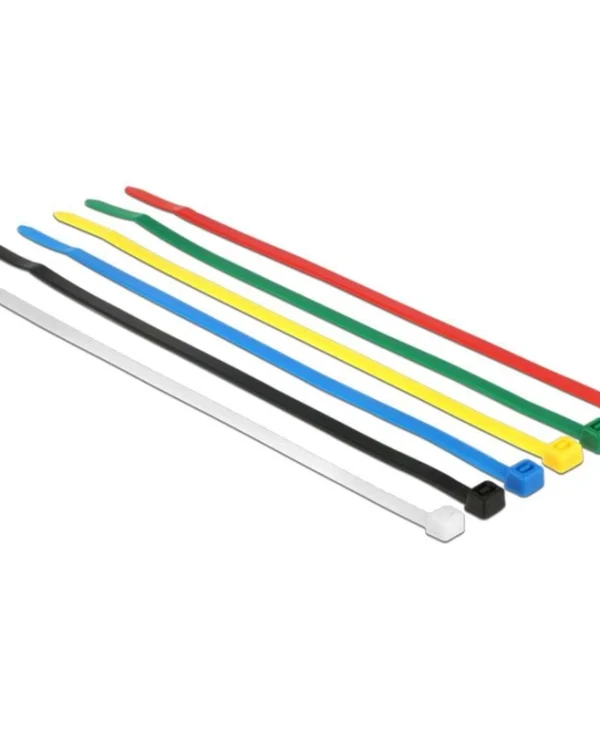 DeLock Δεματικά Καλωδίων 200x3.6mm Πολύχρωμο 100τμχ 18626 18626