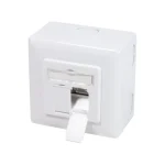 LogiLink Διπλή Εξωτερική Πρίζα Δικτύου RJ45 Τύπου Cat6 σε Λευκό Χρώμα NP0039A NP0039A - Image 2