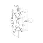 LogiLink BP0006 Βάση Τηλεόρασης Τοίχου έως 42" και 25kg BP0006 - Image 4